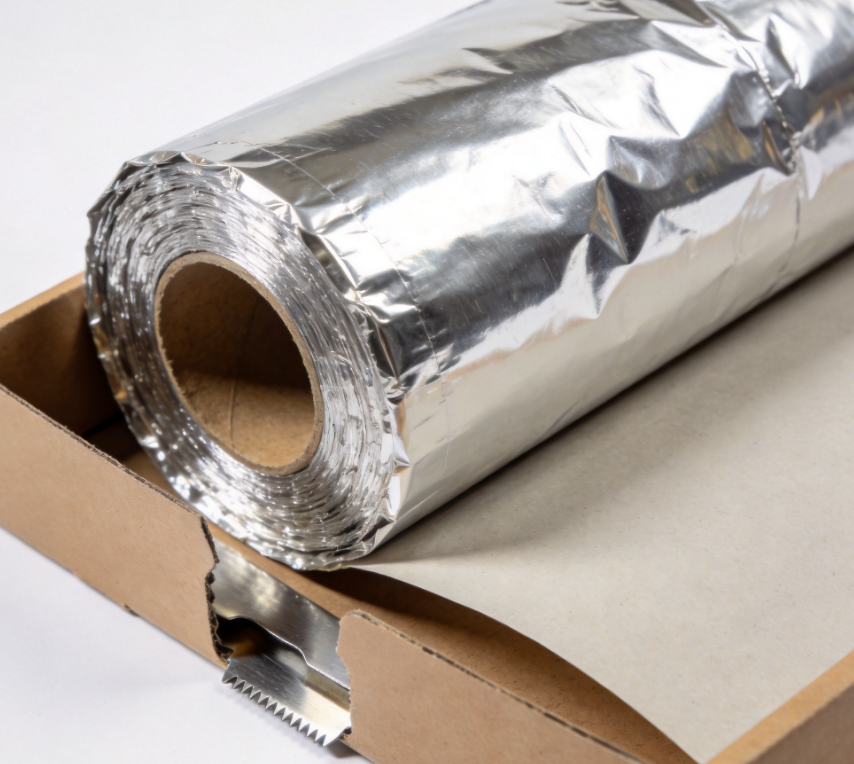 Heavy-Duty Aluminum Foil Roll